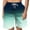 Mint Green, variant on WXLWZYWL Mens Summer Casual Shorts Gradient Print Shorts Baggy Drawstring Elastic Lightweight Beach Shorts Quick Dry Surfing Swimming Trunks with Compression Liner Bathing Suits