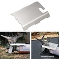 thumbnail image 4 of Deflector térmico shamjiam inoxidable para Camping y Senderismo shamjiam Protector del deflector de la estufa, 4 of 9