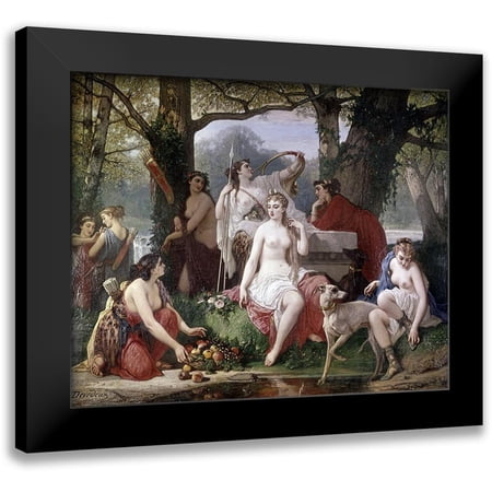 Devedeux, Louis 14x12 Black Modern Framed Museum Art Print Titled - Dianas Bath