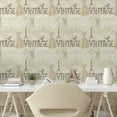 thumbnail image 2 of Ambesonne Retro Themed Peel & Stick Wallpaper for Home, Vintage Victorian Vibe, 13"x72", Dark Mustard Eggshell, 2 of 5