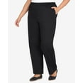 thumbnail image 6 of Alfred Dunner Womens Plus-Size  Soft Twill Mid-Rise Regular Fit Straight Leg Regular Length Casual Pant, 6 of 6