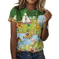thumbnail image 3 of Animal Crossing Womens T-shirts Crewneck Shirts Blouse Short Sleeve Tee Shirts Girls Tops 6XL, 3 of 8