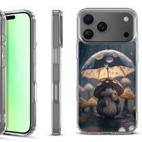 For iPhone 17 Pro Shockproof Protective Phone Case, by OneToughShield - Frog n Mushroom