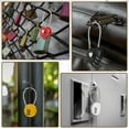 thumbnail image 7 of Uxcell 2-Pack Combination Padlock, Zinc Alloy 3 Digit Password Round Shaped Cable Luggage Combo Lock Outdoor Keyless Lock [Silver], 7 of 7