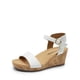 thumbnail image 1 of Sandalia DREAM PAIRS NINI-8 Blanca con Cuña de 7.5 cm Talla 6.5, 1 of 7