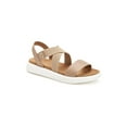 thumbnail image 1 of Giani Bernini Womens Flixii Faux Leather Casual Flat Sandals Tan 6 Medium (B,M), 1 of 3