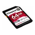 thumbnail image 4 of Tarjeta SDXC Kingston Canvas React Plus de 64 GB UHS-II C10 U3 V90, 4 of 4