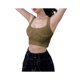 thumbnail image 3 of Camiseta Sin mangas VISgogo color sólido cuello en U ajustada verano L, 3 of 5