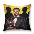 thumbnail image 1 of RodriFundas de almohada de terciopelo con tema, regalos de funda de almohada, decoración para el hogar, cojín de lanzar, regalo de cumpleaños para fans y parejas. 40*40cm., 1 of 6
