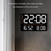 SDFGTstore Contemporary Digital Clock Multifunctional Display Temperature Sensors Count Down
