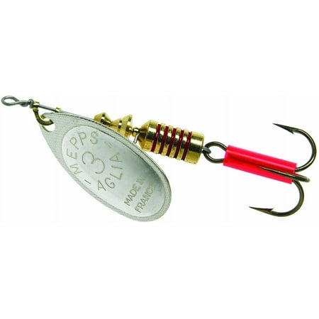 UPC: 0022141004488 | Mepps Aglia Plain Inline Spinner 1/4 oz Silver