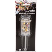 Push Up Confetti Popper, Multicolor, 1ct