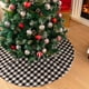 thumbnail image 2 of Faldón para árbol de Navidad LAVENSA Home Buffalo Plaid, 122 cm, negro, 2 of 5