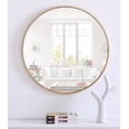 thumbnail image 7 of Metal frame Round Mirror 28 inch Brass finish, 7 of 7