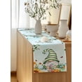 thumbnail image 5 of Table Runner 48 Inches Long for Kitchen Dining, Easter Gnomes Dresser Scarf Farmhouse, Dining Table Decorations for Wedding/Parties, Spring Watercolor Eggs Country Flower Plant 13 x 48 In, 5 of 8