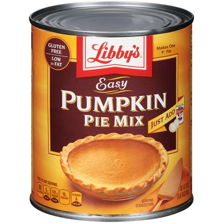 (2 Pack) LIBBY'S Easy Pumpkin Pie Mix 30 oz Can (The Best Pumpkin Pie Filling)