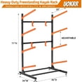 thumbnail image 3 of UOKRR Weatherproof Steel Kayak Storage Rack 71 Inches 300 lbs Capacity, 3 of 8