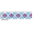 thumbnail image 3 of Ambesonne Abstract Floral Fabric by the Yard Upholstery, Fractal Hibiscus, 1 Yard, Dark Pink Sea Blue White, 3 of 5