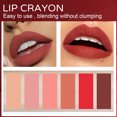 thumbnail image 4 of Delineador de labios mate suave, resistente al agua, de 6 colores, color marrón oscuro, de larga duración, de Lady Charms Cosmetics, maquillaje, delineador de labios, 4 of 4