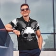 thumbnail image 3 of Lsque The Binding of Isaac Pattern Golf Shirts for Men Dry Fit Print Moisture Wicking Performance Short Sleeve Polo Shirt-X-Large, 3 of 7