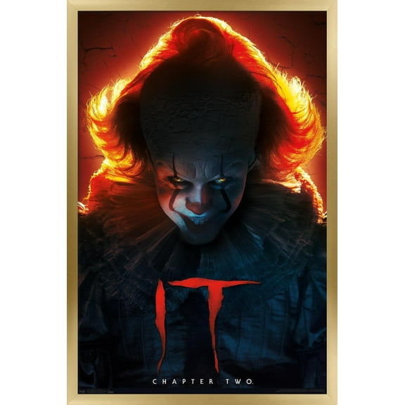 IT: Chapter 2 - EVil Glow Wall Poster, 22.375" x 34", Framed