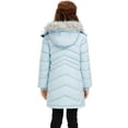 thumbnail image 3 of Wantdo Girls' Coat Warm Winter Jacket Waterproof Puffer Lined Outerwear Jacket Light Blue 14/16, 3 of 10