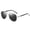 Black Silver, variant on Mens Polarized Sunglasses, Color Changing, Anti-Glare, UV Protection, Alloy Frame and Mirror Foot, Resin Lens, 99% Visible Light Perspective Rate