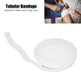thumbnail image 7 of 5 Rolls Tubular Bandage, Elastic Net Bandages, 2M Tubular Gauze Breathable Wound Dressing Wrap Retainer Stretch Bandage Support for Fingers Toes, , Without The Use of Adhesive Tape, White, 7 of 7