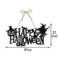 thumbnail image 3 of 2023 Nueva decoración de fiesta de Halloween Arreglo de escena de festival fantasma colgante de puerta de murciélago de calabaza (valores.mx), 3 of 3