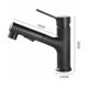 thumbnail image 2 of Grifo de baño con ducha extraíble - Grifo para lavabo de tres caños - Práctico grifo para hacer gárgaras negro, 2 of 2