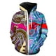 thumbnail image 1 of Sudadera con capucha y cremallera para hombre, estilo nacional retro, manga larga, estampado 3D, unisex, divertida, de gran tamaño, para adolescentes., 1 of 6