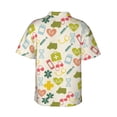 thumbnail image 3 of Daiia Medical Icons Hawaiian Shirt for Men Gentle Cotton Regular Short Sleeve Casual-X-Large, 3 of 8
