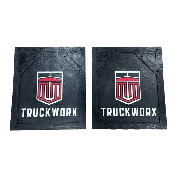 Truckworx 24" x 27" Mud Flaps | 1/2" Thick - Set of 2