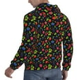 thumbnail image 6 of Balery Berries Pattern Mens Hoodie Kangaroo Pocket Hoodie Pullover Hooded Sweatshirt Ideal for Daily Wear Travel and Home-Medium, 6 of 7