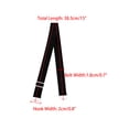 thumbnail image 3 of INSPIRE CHIC Women's Solid ColorClear Invisible Adjustable Bra Shoulder Straps Black-3, 3 of 4