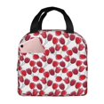 thumbnail image 1 of Fotbe Tulips Flowers Bolsa Térmica con Estampado y Forro de Aluminio Grueso Bolsa de Almuerzo con Bolsillo Frontal para Hombres y Mujeres, Ideal para Trabajo, Escuela, 1 of 8