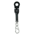 thumbnail image 1 of Bgsha Small 10mm Ratchet Spanner Portable Wrench with Key Chain 180 Degree Rotatable, 1 of 9