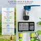 thumbnail image 3 of Temporizador de riego automático/manual de 2 vías, riego automático para césped de jardín, temporizador de riego con retardo de lluvia/bloqueo para niños/IP65 impermeable/pantalla LCD grande, 3 of 5