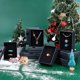 thumbnail image 2 of Cajas de regalo para joyería, 10 unidades, rectangulares de cartón de 8,2 x 6,1 cm, color gris, pequeñas cajas de cartón kraft para joyería, cajas de presentación con esponja., 2 of 6