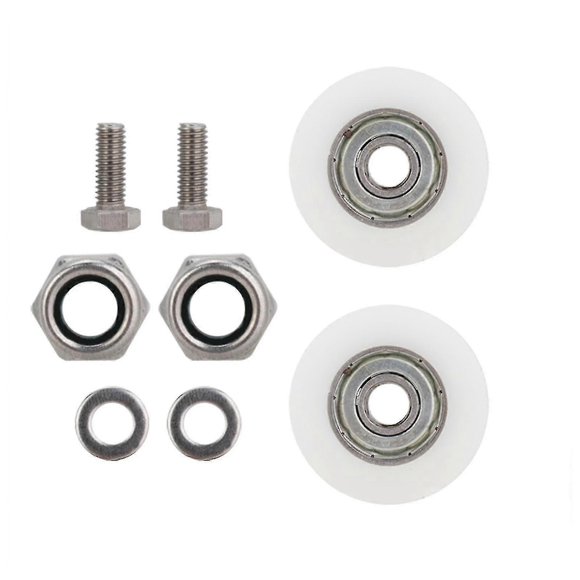 KINCJON 30mm Diameter Elite Greenhouse Door Wheels Replacement Kit