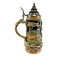 thumbnail image 4 of Scotland with Scottish Bagpiper LE German Beer Stein .5 L Made in Germany, 4 of 8