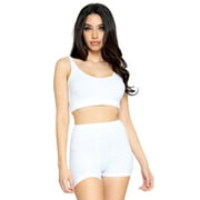 3 PC Ultra-soft cozy knit crop - SML/MED / WHITE