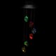 thumbnail image 2 of Halloween Skull Wind Chime Light Outdoor Solar Led Wind Bell Lamp Skull Pendant, 2 of 4