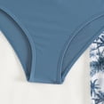 thumbnail image 4 of CAUYDY Teen Girls Bikini Swimsuit Set 3 Piece Tween Girl Bathing Suit with Cover Ups Kids Girls Children Girls 7T 8T 9T 10T 11T 12T 13T 14T Summer Swimwear (Sizes 13-14 Years,D01-Blue), 4 of 6