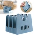 thumbnail image 2 of KUMHONW Pot Lid Organizer for Cabinet, Pot Lid Holder and Pan Rack in Kitchen, Lid Rack for Pans Pots, Bakeware, Plates, Cookie Sheets, Trays, Cutting Boards, 2 of 9