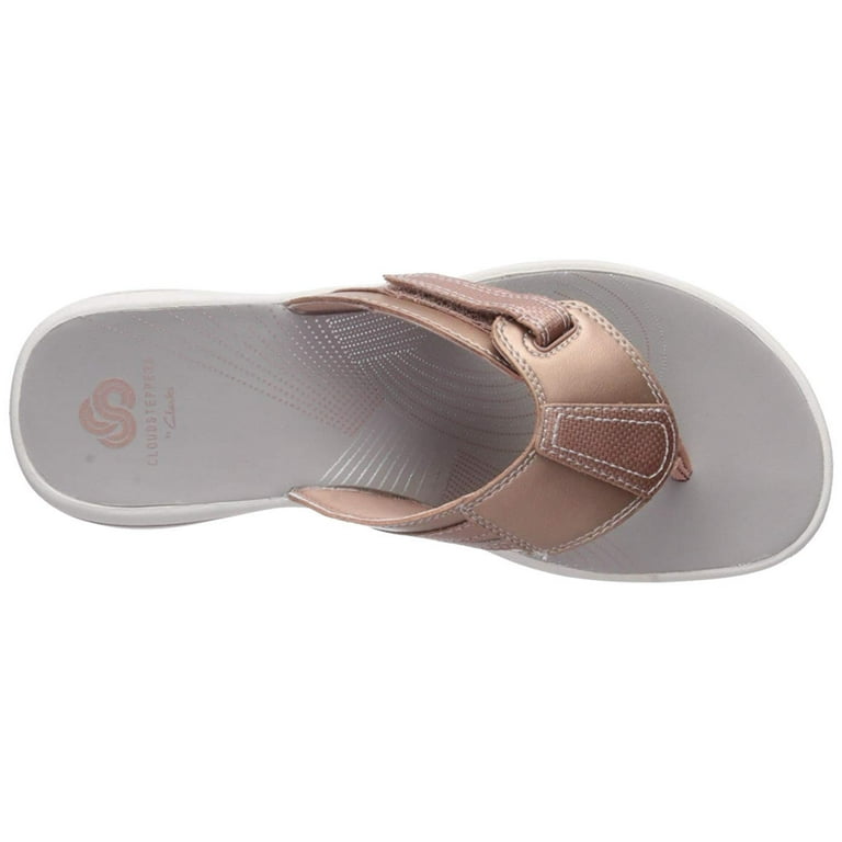 Clarks Women s Brinkley Flip Flop Pink Size 8 M Walmart