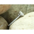 thumbnail image 5 of D Color VVS1-VVS2 Round Brilliant Cut 1.33 Carat Moissanite Lab Created Diamond Engagement Ring for Women In 14K White Gold Over Sterling Silver With Certificate of Authenticity-9, 5 of 8