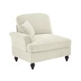 thumbnail image 6 of Newest Multi-Functional Chenille Sofa, Beige White Convertible Single Seater, Includes Movable Pillow, Removable Skirt Creates 2 Styles, for Apartments, 6 of 8