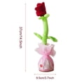 thumbnail image 3 of Rose Toy Plush Flower And Day Dancing Charging Singing Simulation Valentine‘s Education, 3 of 5