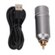 thumbnail image 2 of Fuente de alimentación para bolígrafo de tatuaje, 1300 mAh, recargable por USB, pantalla LED, inalámbrica, aleación de aluminio, batería para máquina de tatuaje, color gris plateado, 2 of 14